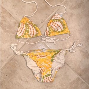Terry cloth cute bikini